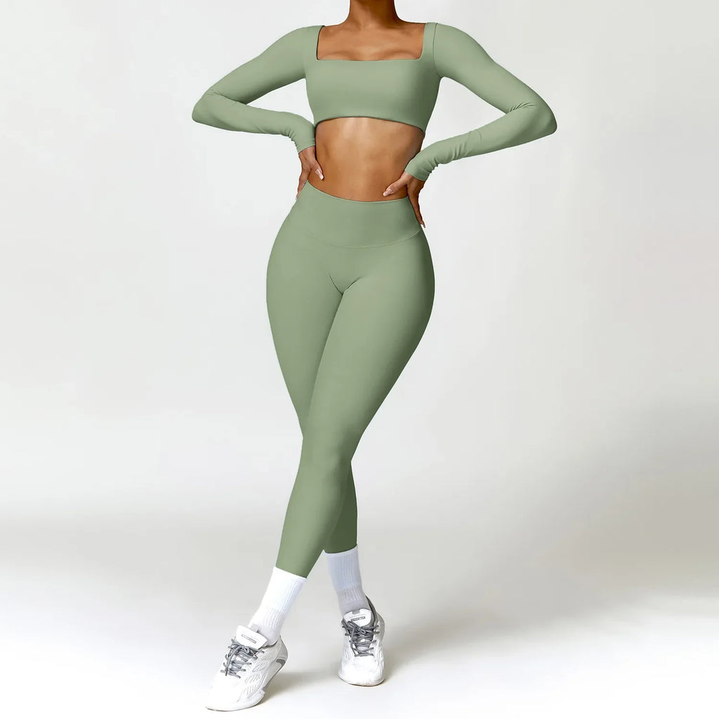 ElevateFit 2-Piece Yoga Ensemble: Comfort Meets Style