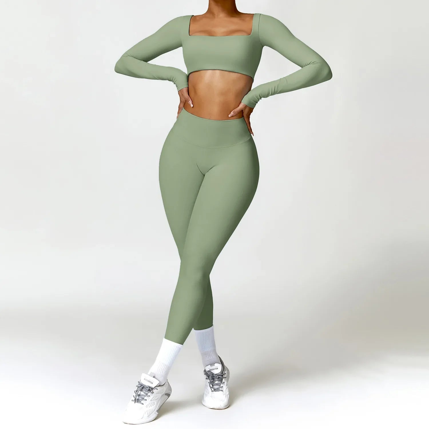 ElevateFit 2-Piece Yoga Ensemble: Comfort Meets Style