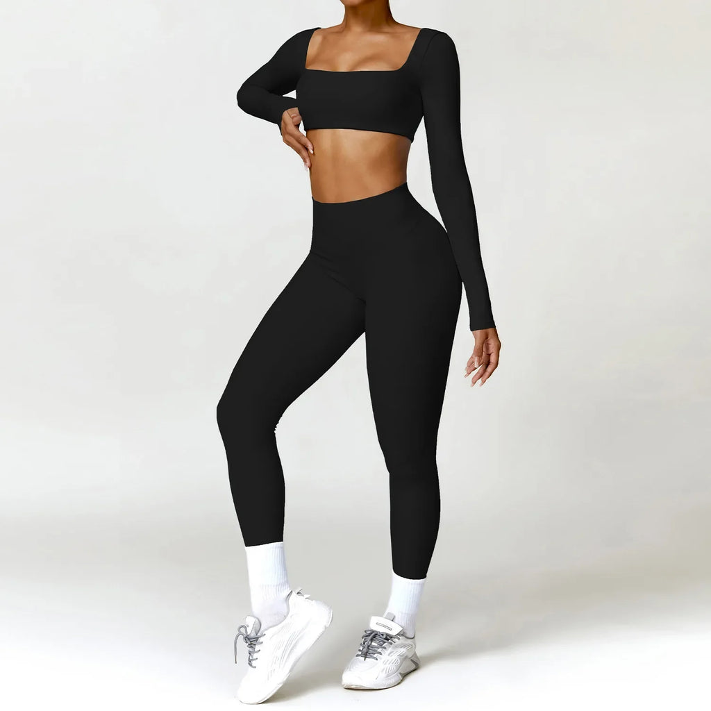 ElevateFit 2-Piece Yoga Ensemble: Comfort Meets Style