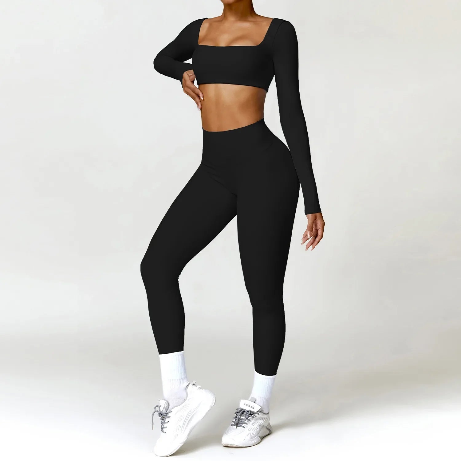 ElevateFit 2-Piece Yoga Ensemble: Comfort Meets Style